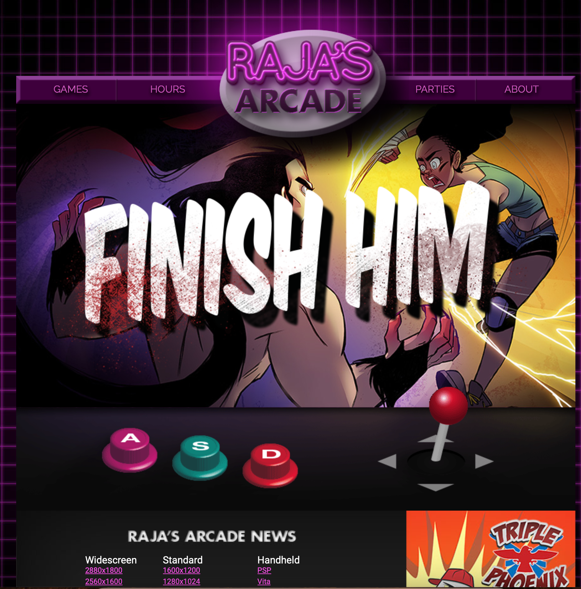 Raja's Arcade - Hidden secret enabled