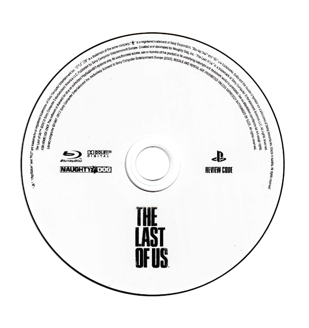 TLOU PS3 review disc